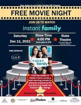 State Theatre Movie Night December 11th in downtown Bay City, MI